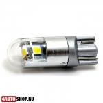  DLED Автолампа светодиодная T10 - W5W - 3W 3 SMD 3030 (2шт.)