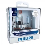  Philips WhiteVision Plus Галогенная автомобильная лампа Philips H3 (2шт.)